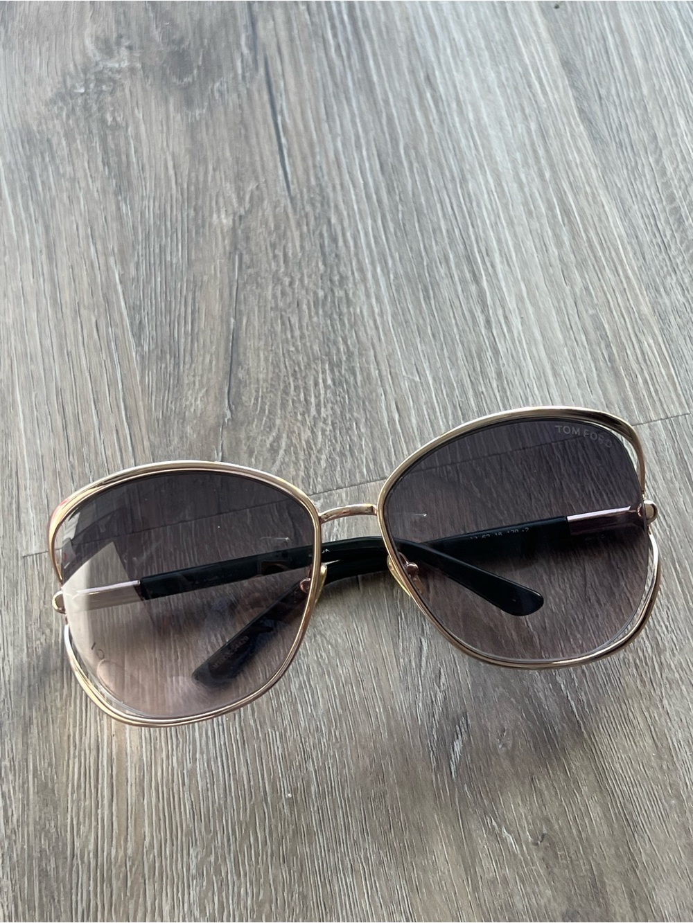 Tom Ford Women's Gold Frame Sunglasses